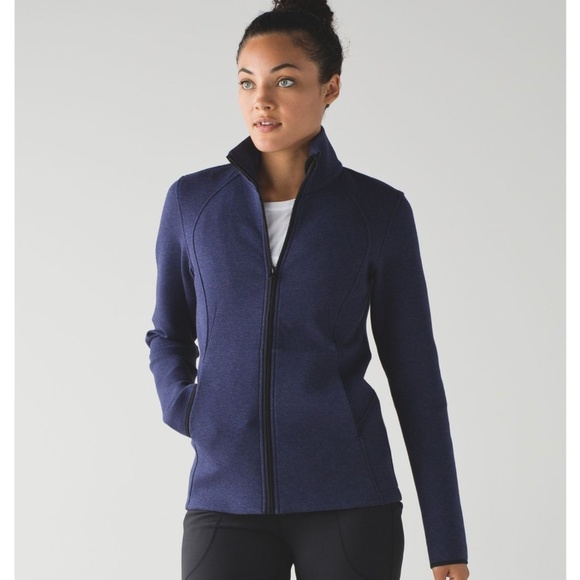 Lululemon Insculpt Jacket, Heathered Deep Indigo - Picture 1 of 5